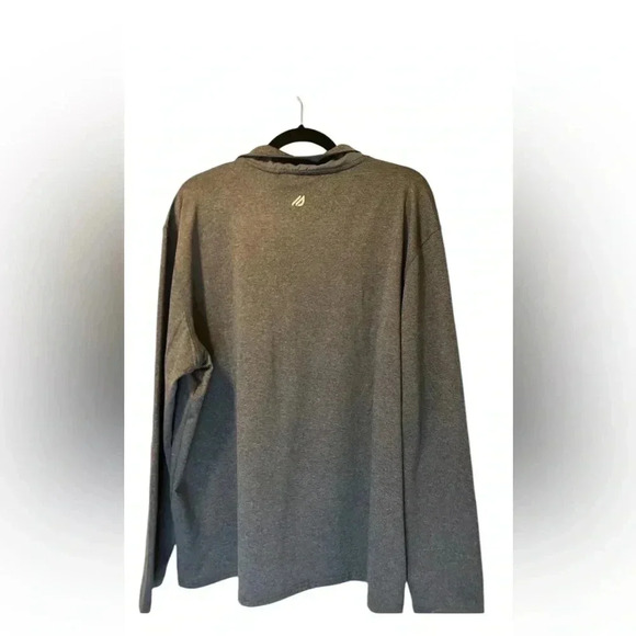 Eddie Bauer Men's Motion FreeDry 1/2 Zip Mock Neck Dk Gray Pullover Shirt XL NWT - Picture 4 of 8